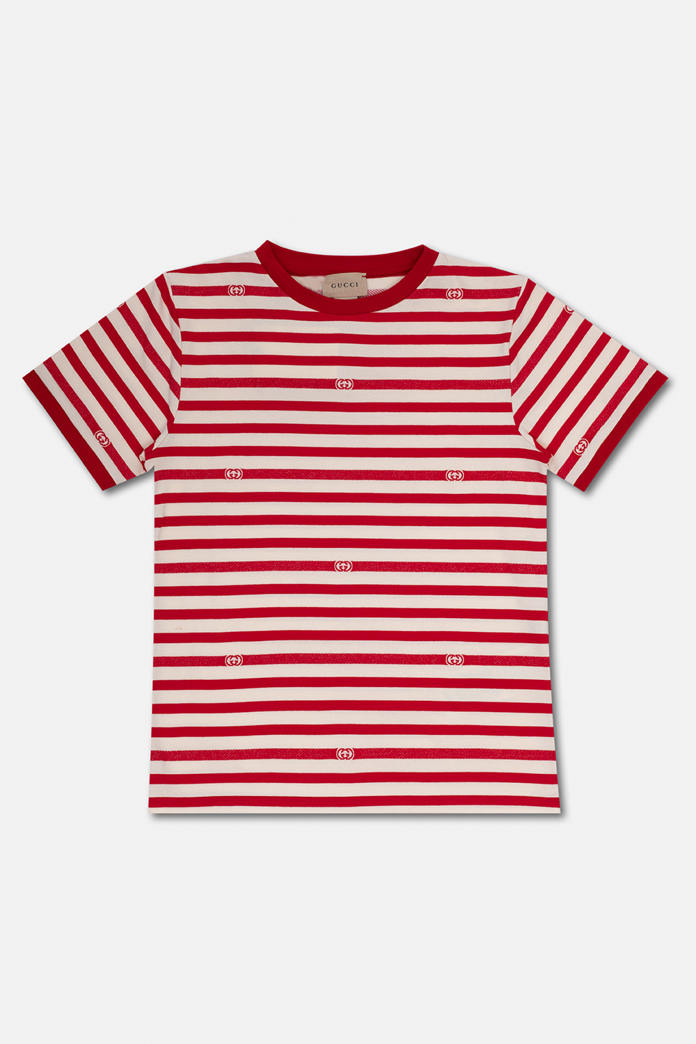 Gucci stripe t shirt on sale